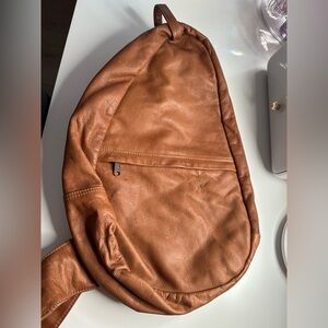 Brown Leather Men's Bag